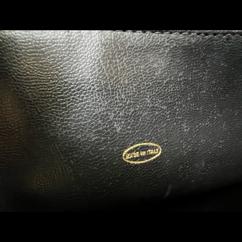 Vintage CHANEL Black Quilted Leather Shoulder Bag with 24K Gold Chain Straps - Picture 14 of 16